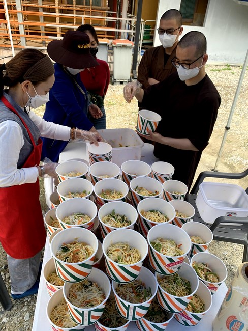 The Vesak Great Ceremony at Hoang Phap Temple in Jeonju City - South Korea